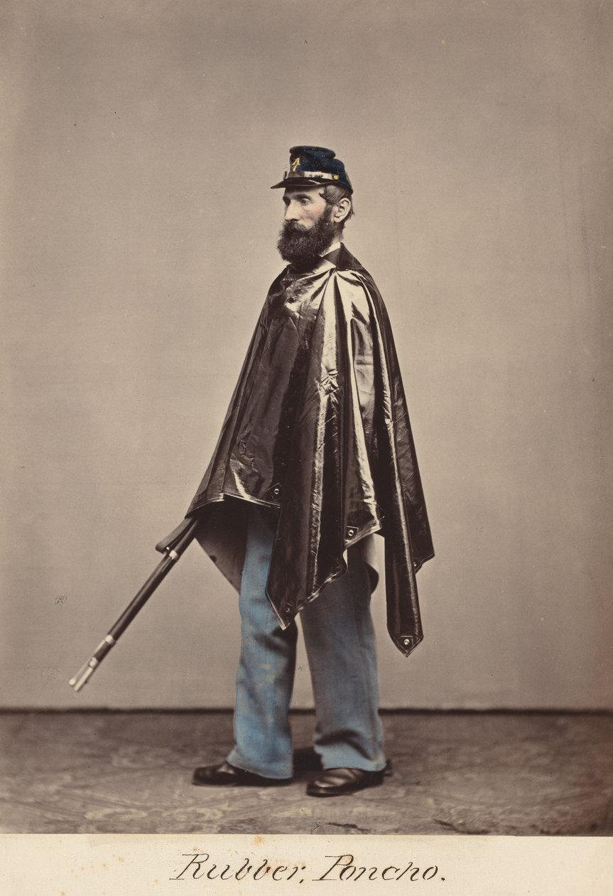 Gummiponcho, 1866 von Oliver H. Willard