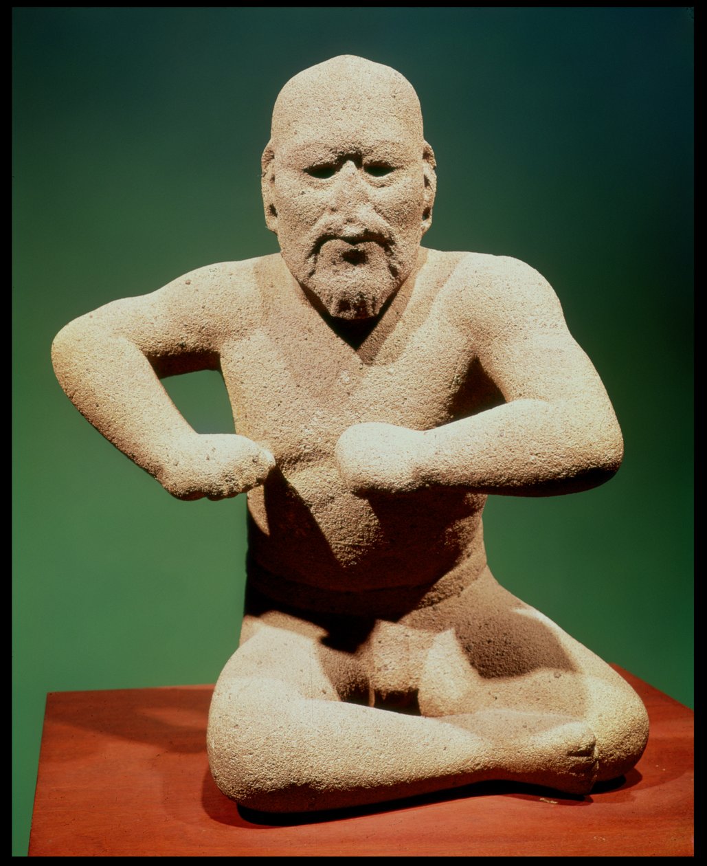Figur eines Ringers von Olmec