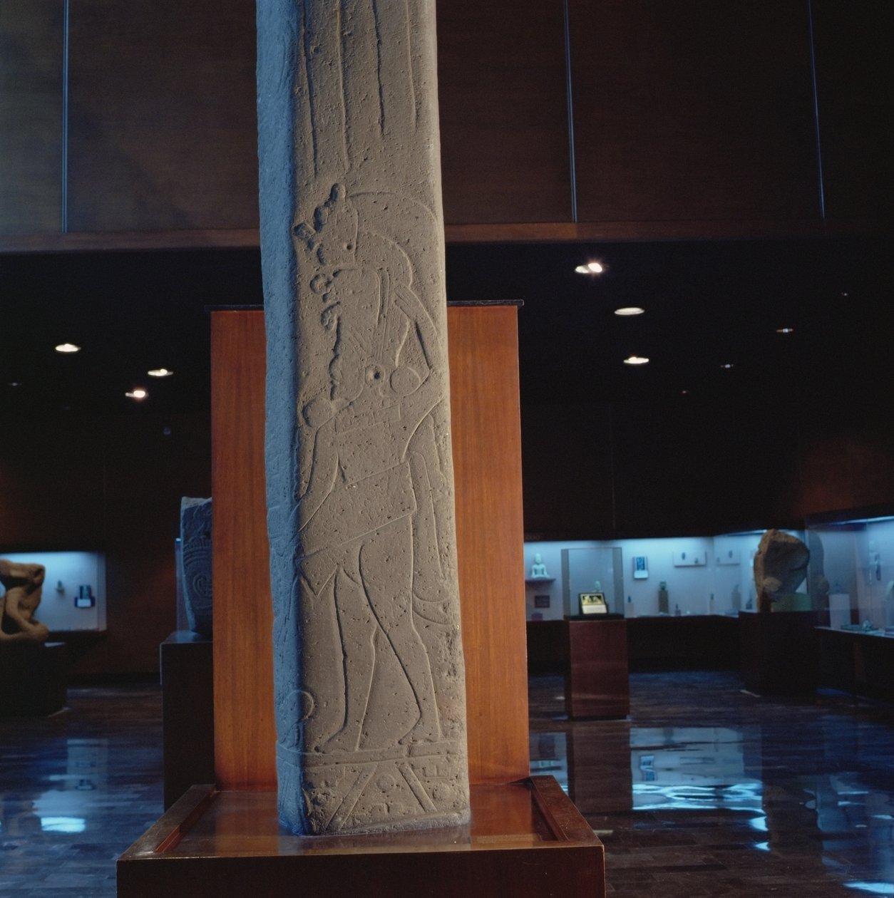 Stele aus Alvarado, Bundesstaat Veracruz, Präklassische Periode von Olmec