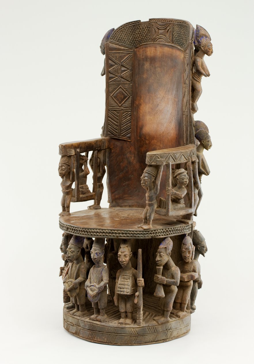 Häuptlingsthron, Yoruba-Kultur von Olowe of Ise Olowe of Ise