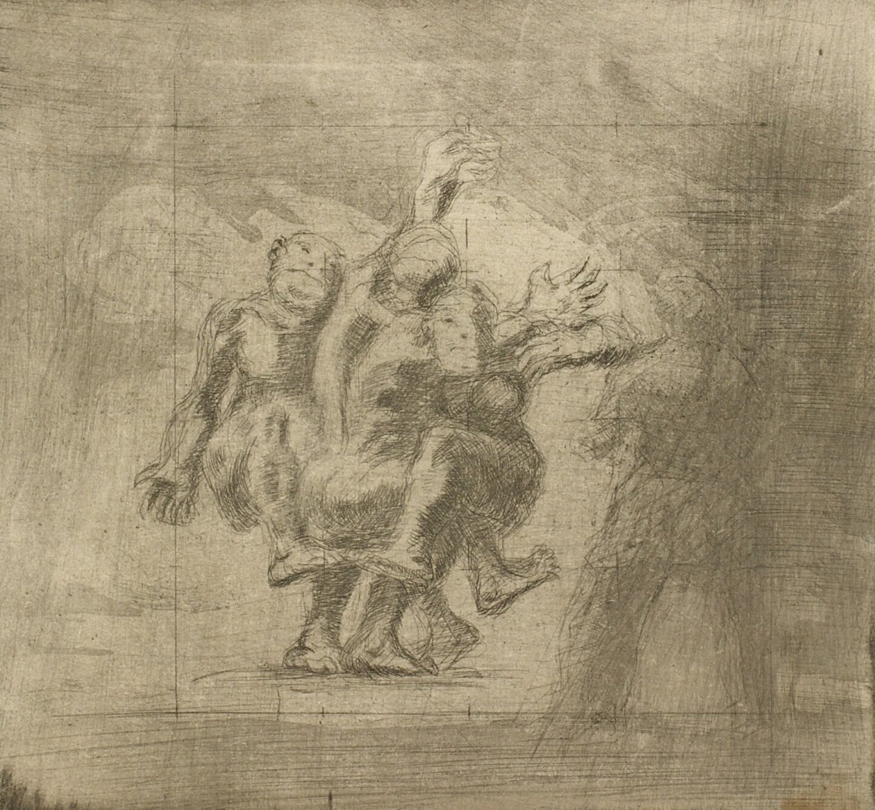 Macbeth und die Hexen von Oluf Hartmann