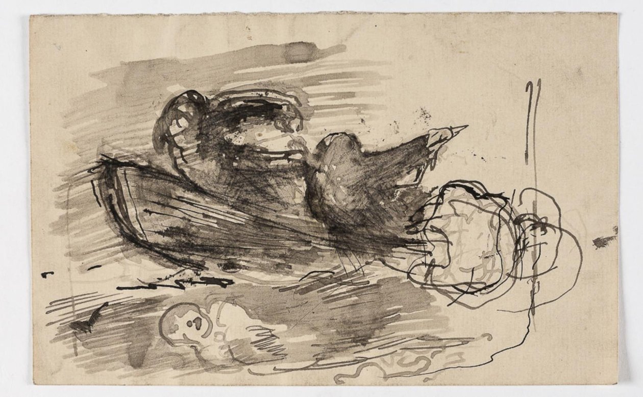 Studie zu "Psyche wird über den Styx geführt" (?) von Oluf Hartmann
