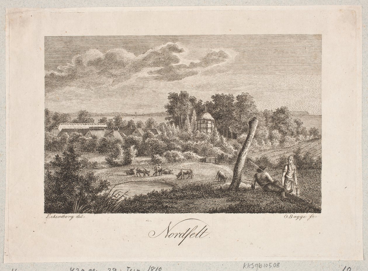 Landschaft bei Nordfelt von Oluf Olufsen Bagge