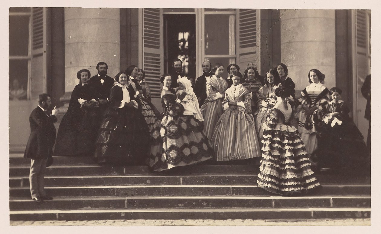 Compiègne, Präsentation des Prinzen Imperial, 1856 von Olympe Aguado