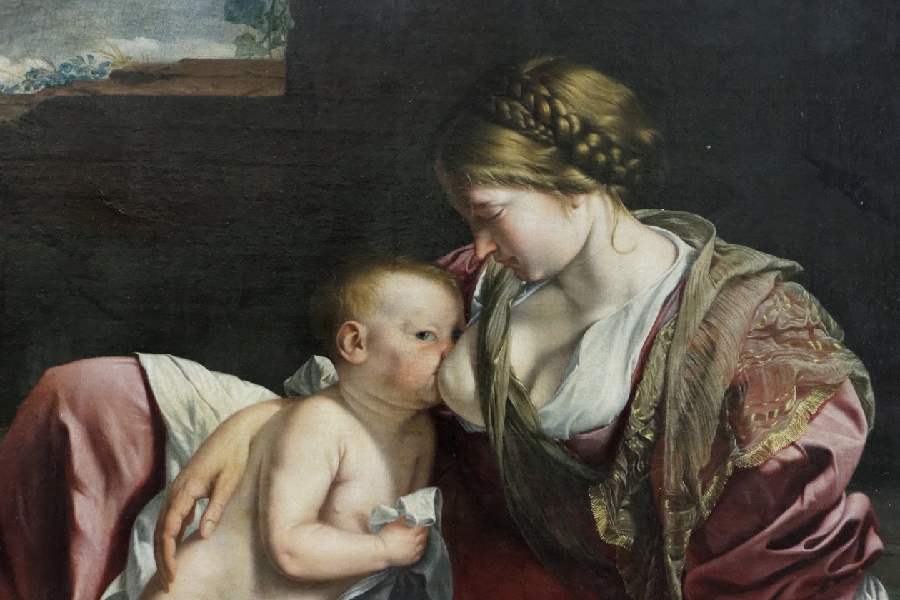 Ruhe auf der Flucht nach Ägypten von Orazio Gentileschi