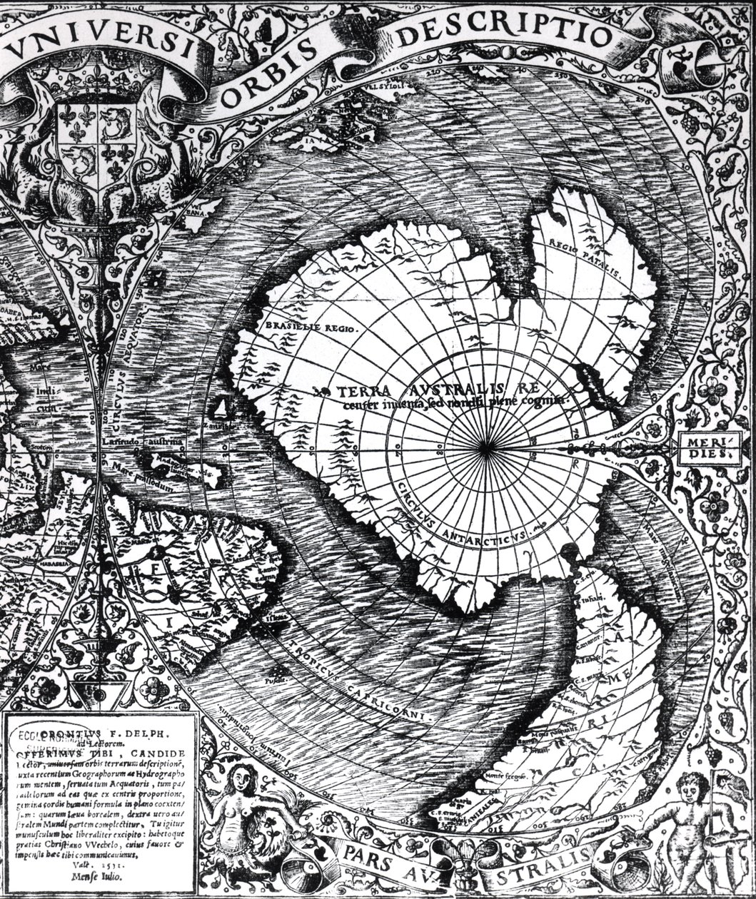 Der Südpol, Detail aus der 
