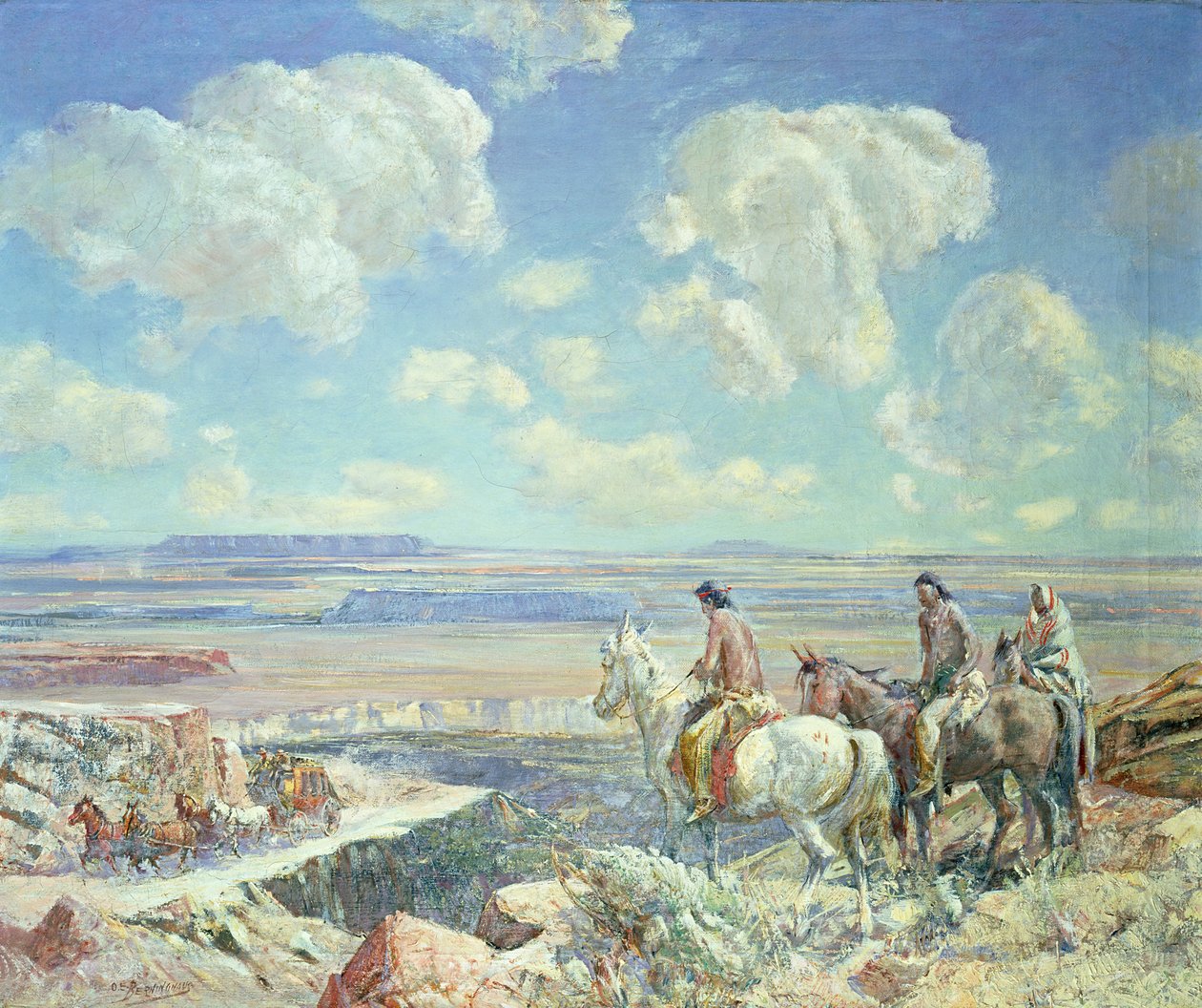 Indianische Wache von Oscar Edward Berninghaus