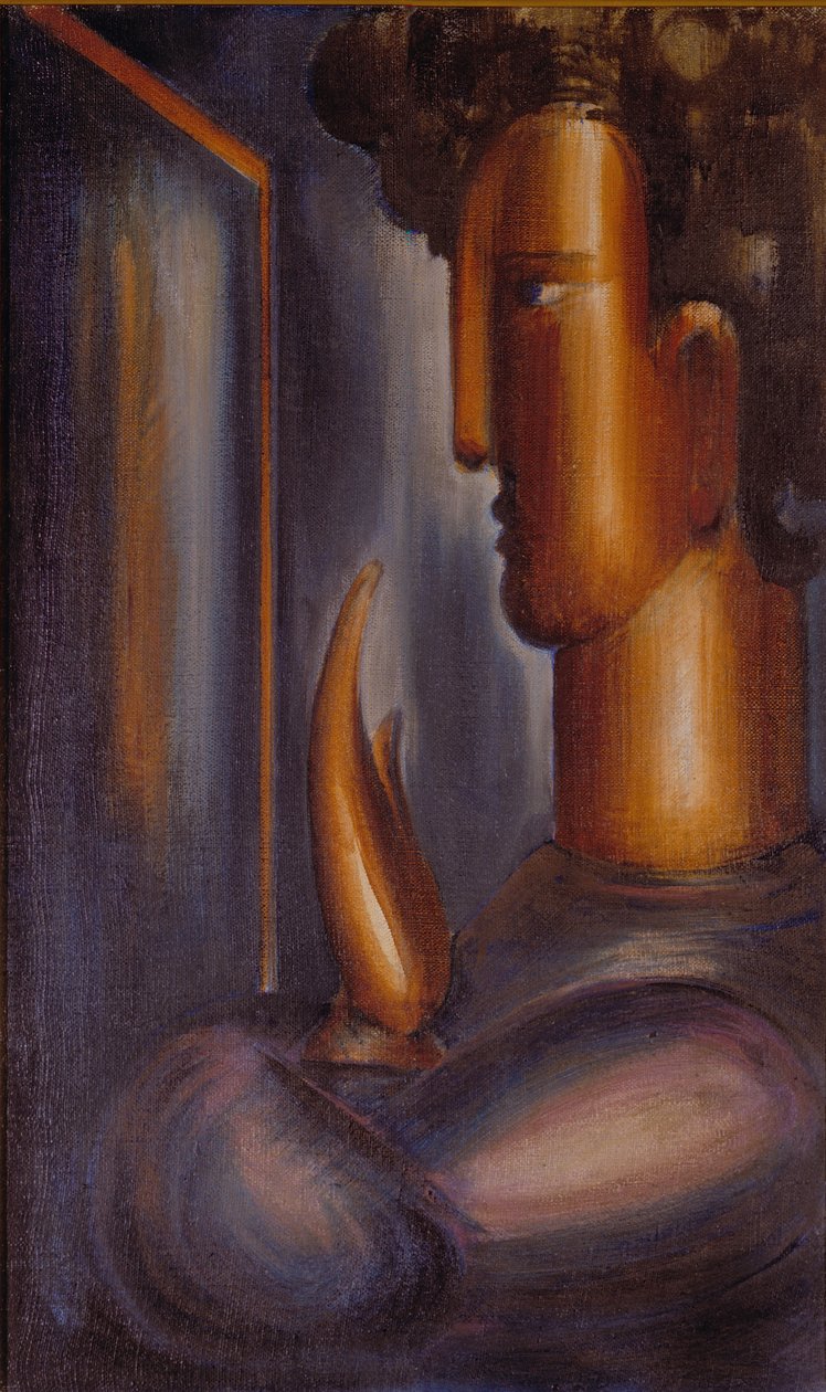 Vor dem Spiegel von Oskar Schlemmer