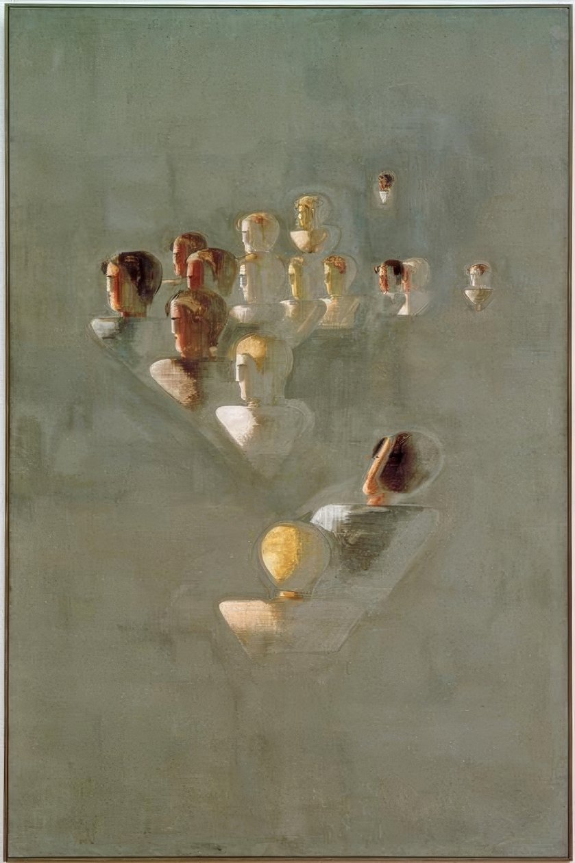 Folkwang-Zyklus: Unterricht III von Oskar Schlemmer