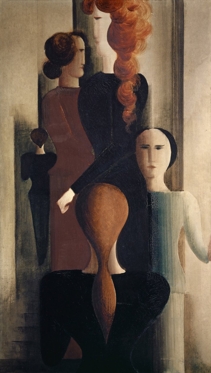 Frauen auf der Treppe von Oskar Schlemmer