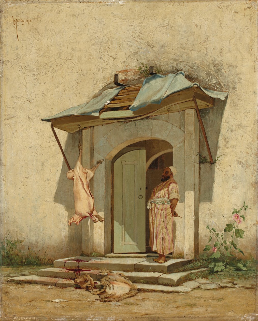 Ein osmanischer Metzger, 1878 von Osman Hamdi Bey