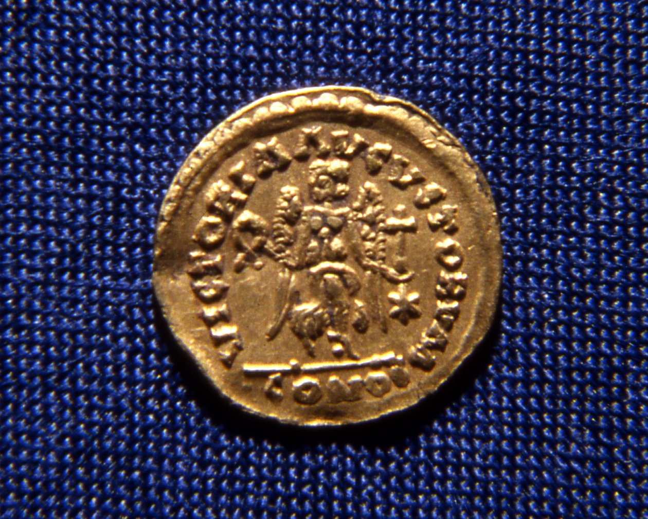 Münze von König Totila, 541-52 von Ostrogothic