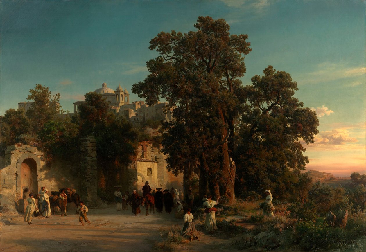 Abend von Oswald Achenbach
