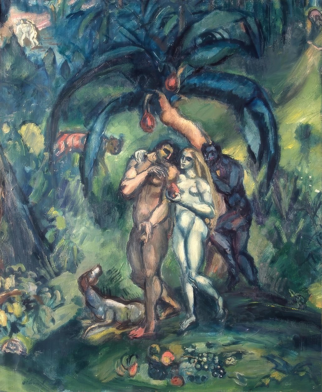 Versuchung (Adam und Eva) von Othon Friesz