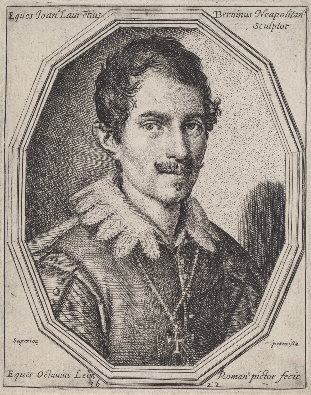 Gianlorenzo Bernini von Ottavio Leoni