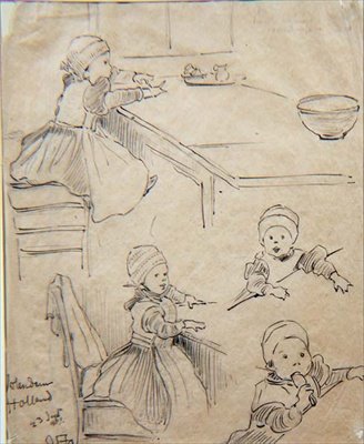 Kinderstudien von Ottilia Eva Adelborg