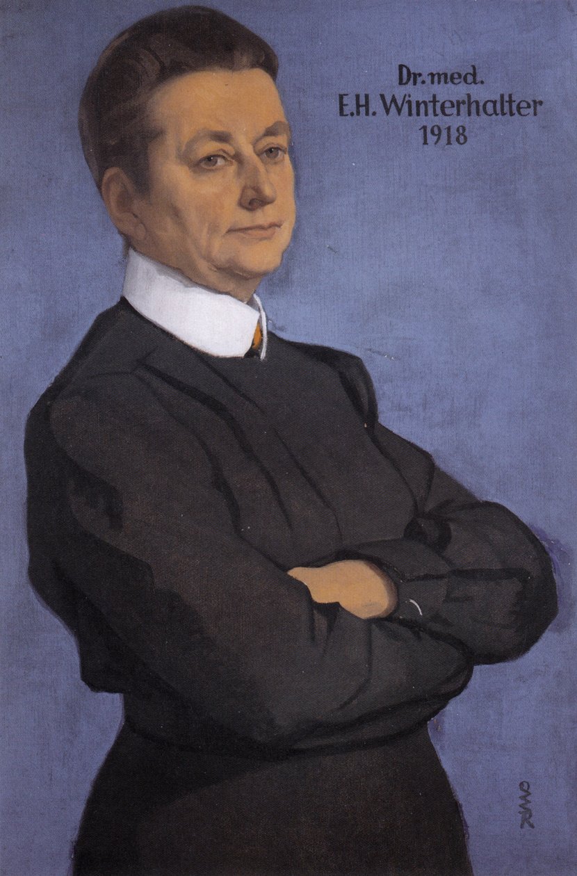 Porträt Dr. med. E. H. Winterhalter von Ottilie Roederstein