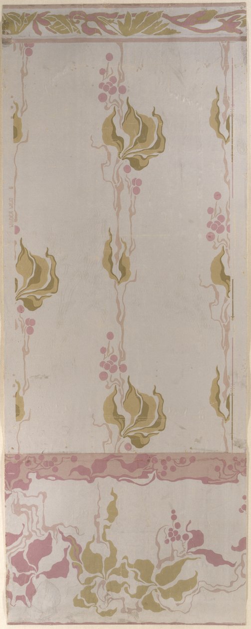 Virginia Creeper Tapetendesign von Otto Eckmann