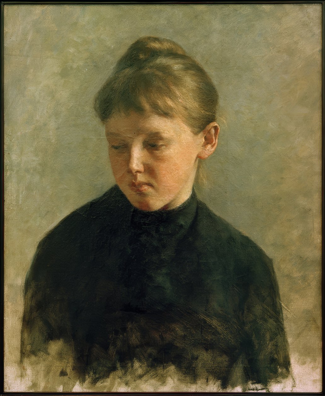 Studie eines Mädchens von Otto Ubbelohde