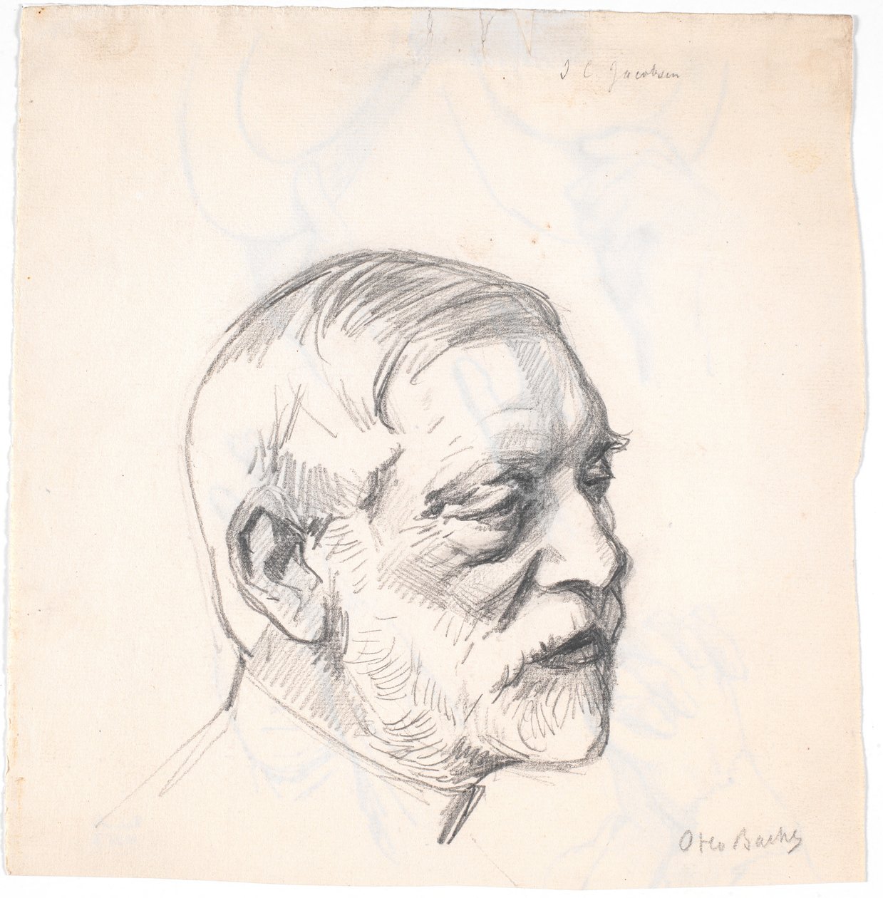 Kopf von Brauer J.C. Jacobsen von Otto Bache