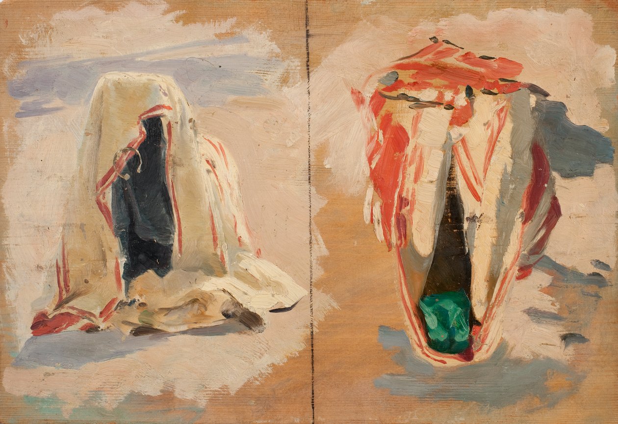 Draperiestudien aus Tunis von Otto Friedrich