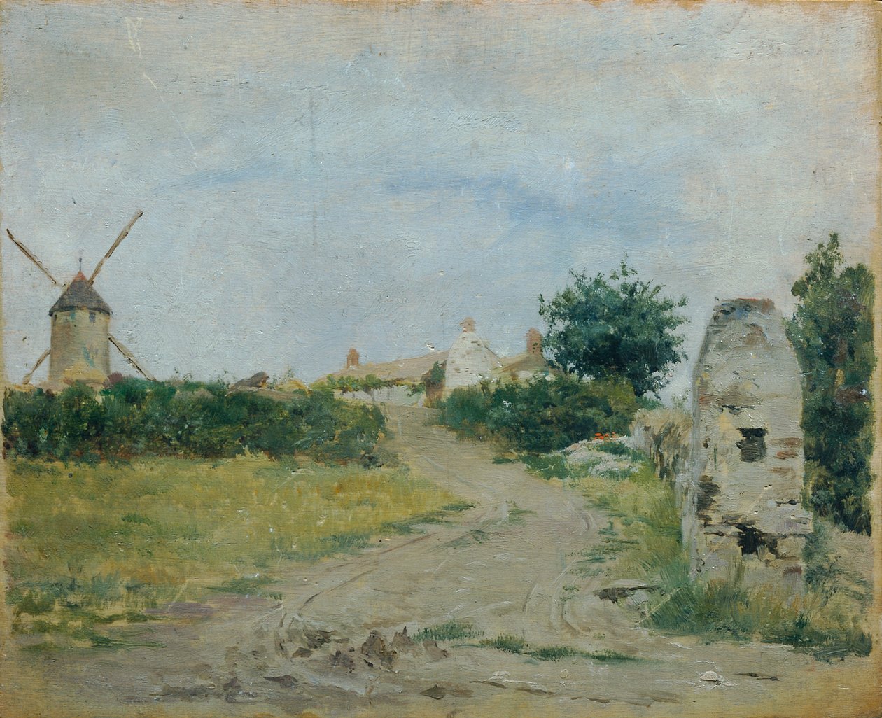 Landschaft mit Windmühle von Otto Friedrich