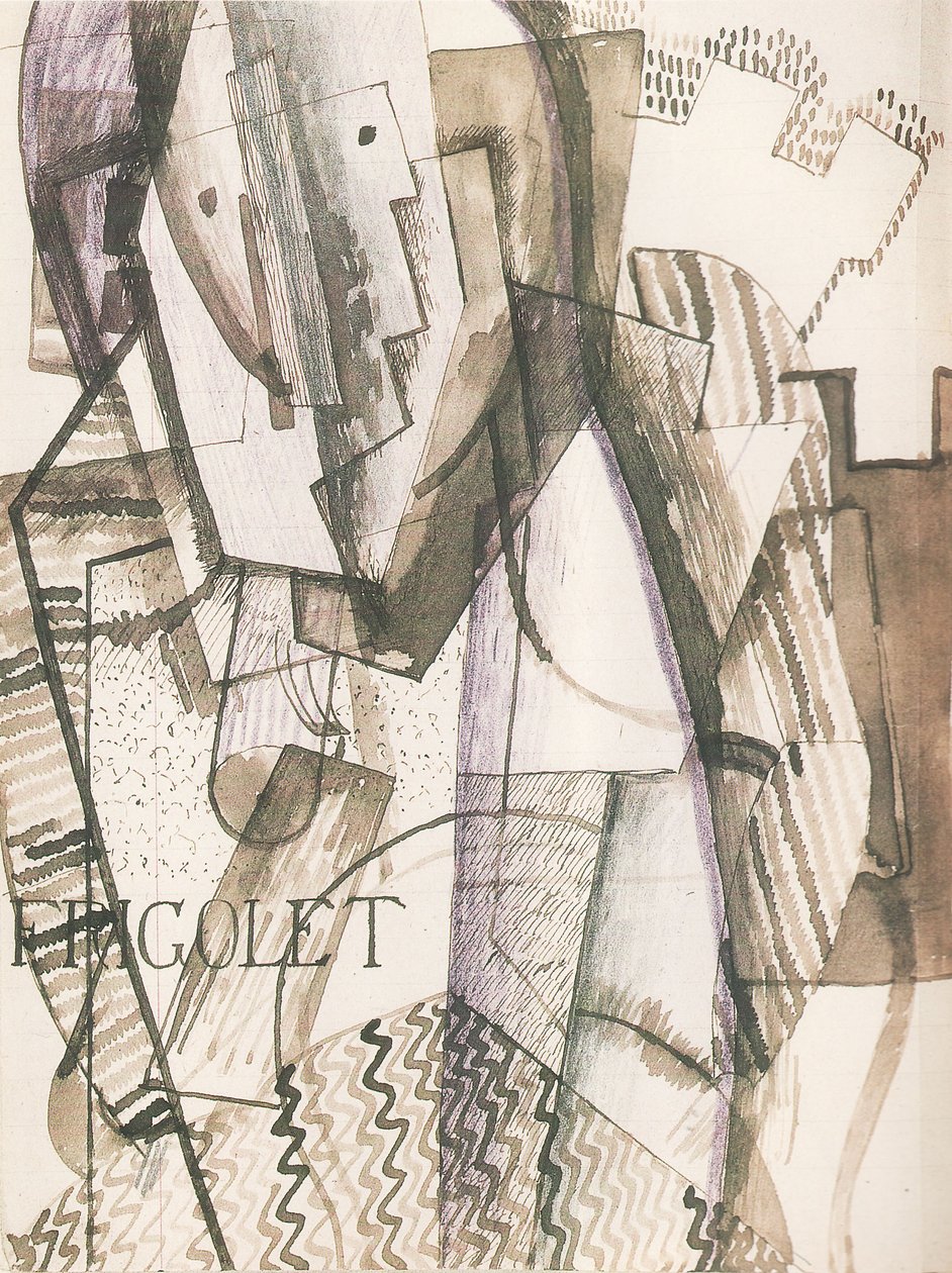 Postava pred hradbami, 1916 von Otto Gutfreund