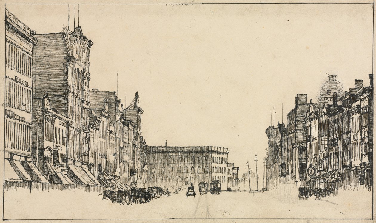 Innenstadt, Cleveland von Otto H. Bacher