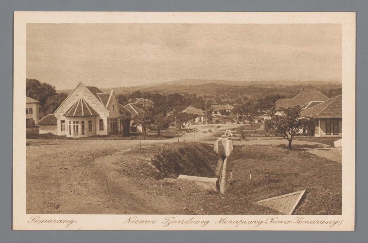 Semarang. Neue Tjandiweg-Merapiweg. (Neu-Semarang) von Otto Hisgen