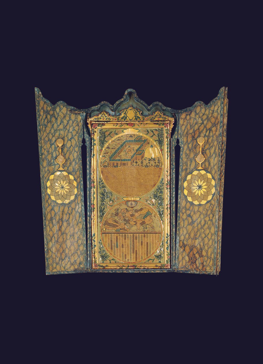 Qibla-Kompass, Konstantinopel von Ottoman School