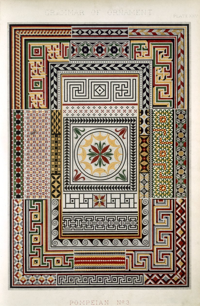 Pompeian Nr. 3, Tafel XXV, aus 