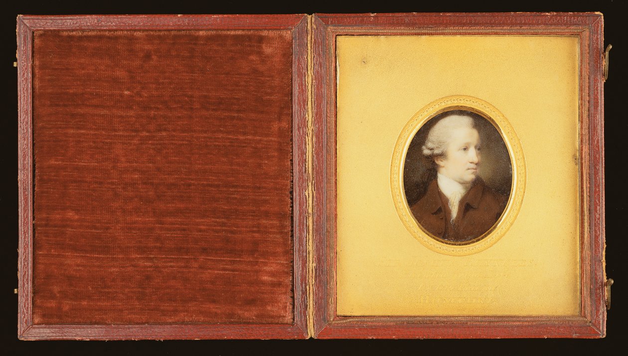Sir Joshua Reynolds (1723-92) von Ozias Humphry