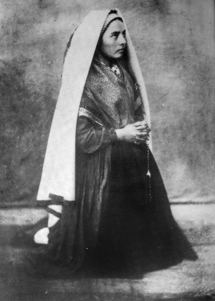 Heilige Bernadette Soubirous, 1861 oder 1862 von P. Bernadou