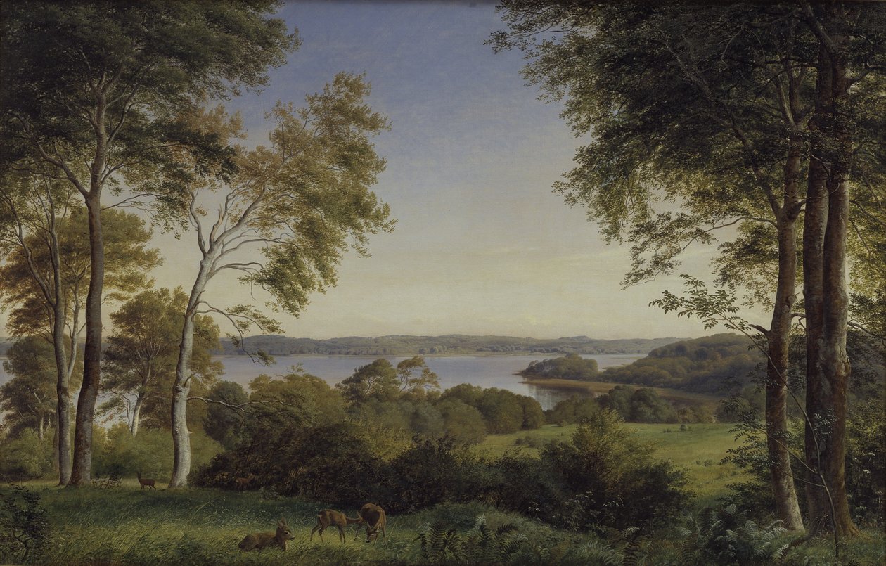 Blick über den Skarre-See von P.C. Skovgaard