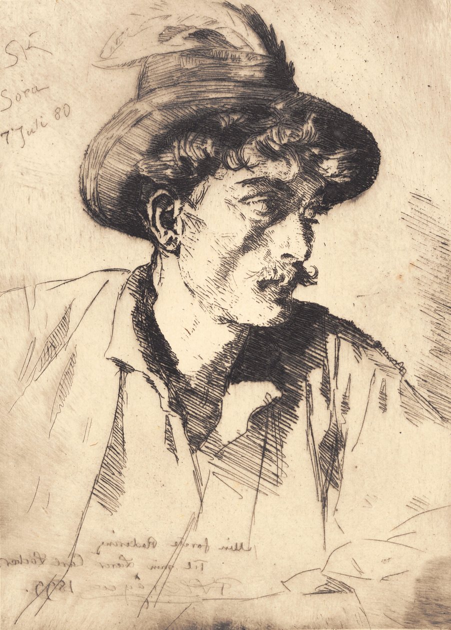 Italienischer Landarbeiter. Sora von Peder Severin Krøyer