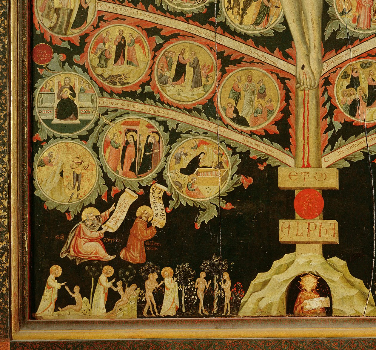 Der Baum des Lebens, ca. 1310 von Pacino di Buonaguida