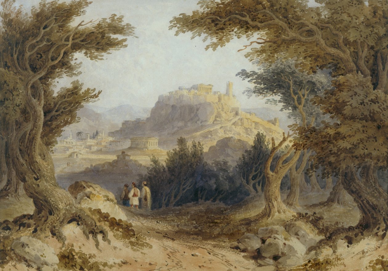 Ansicht von Athen von William Page