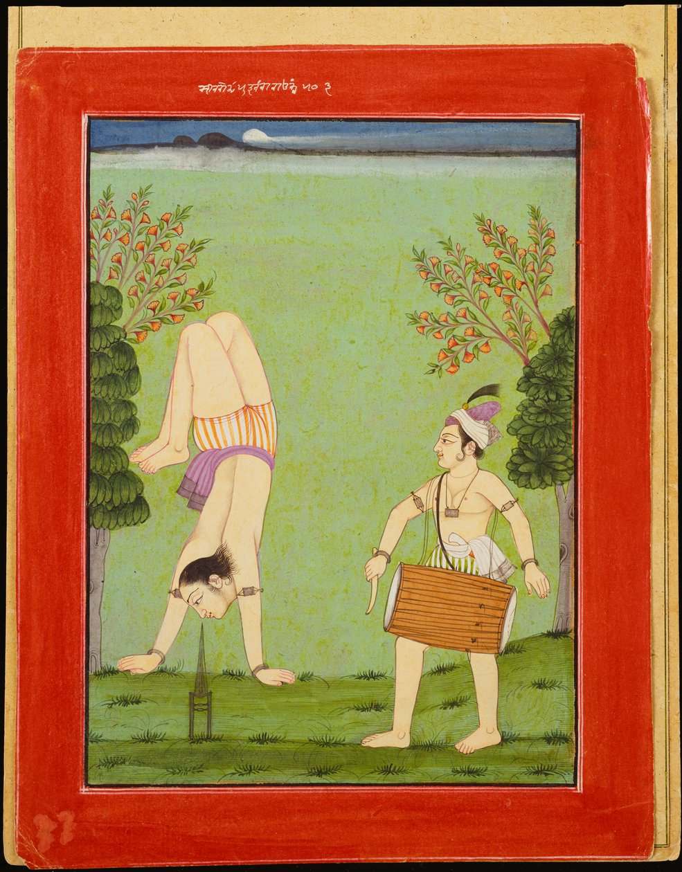 Gauda Raga: Dritter Putra von Dipak, ca. 1750 von Pahari School