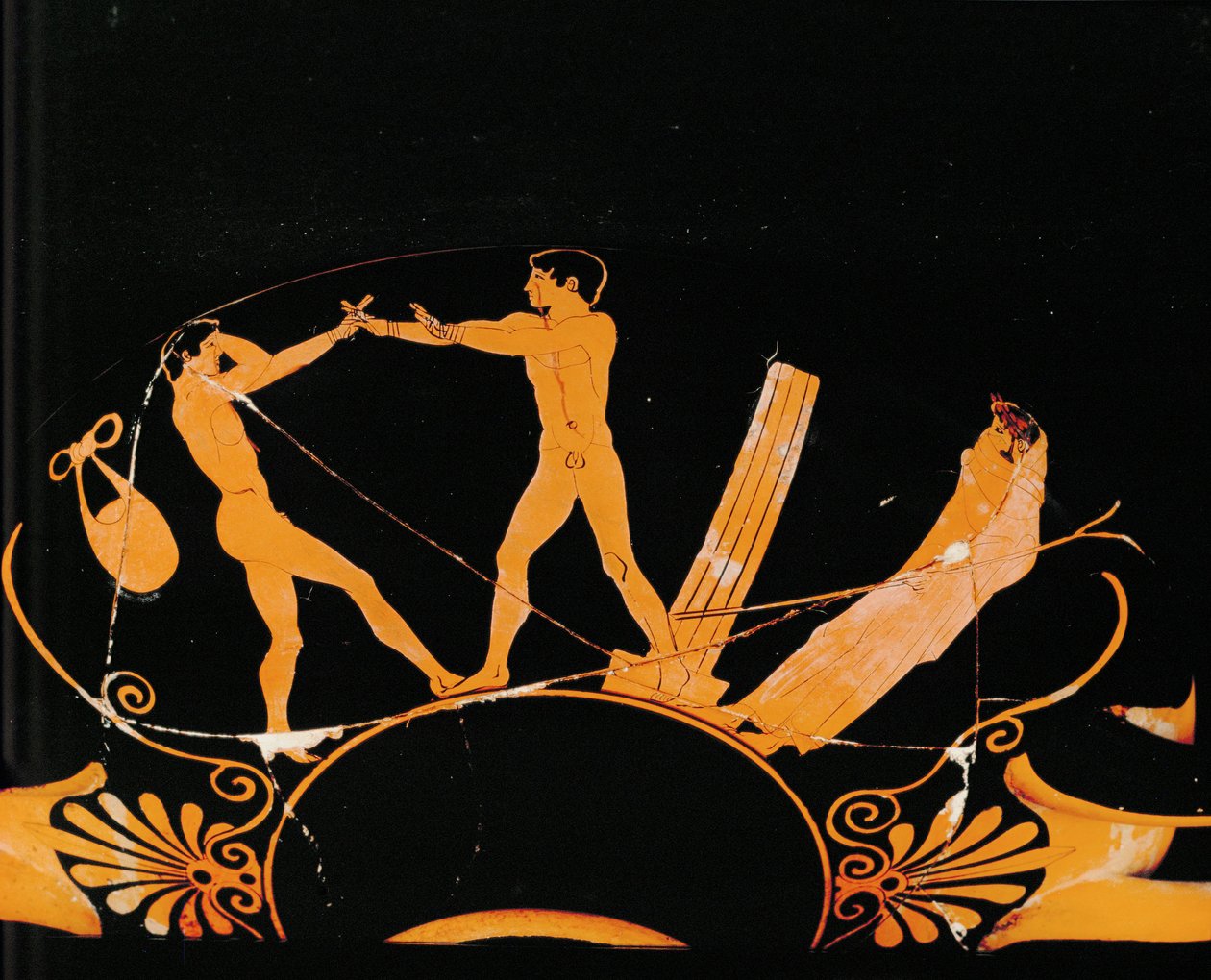 Junge Athleten beim Boxen von Painter of London