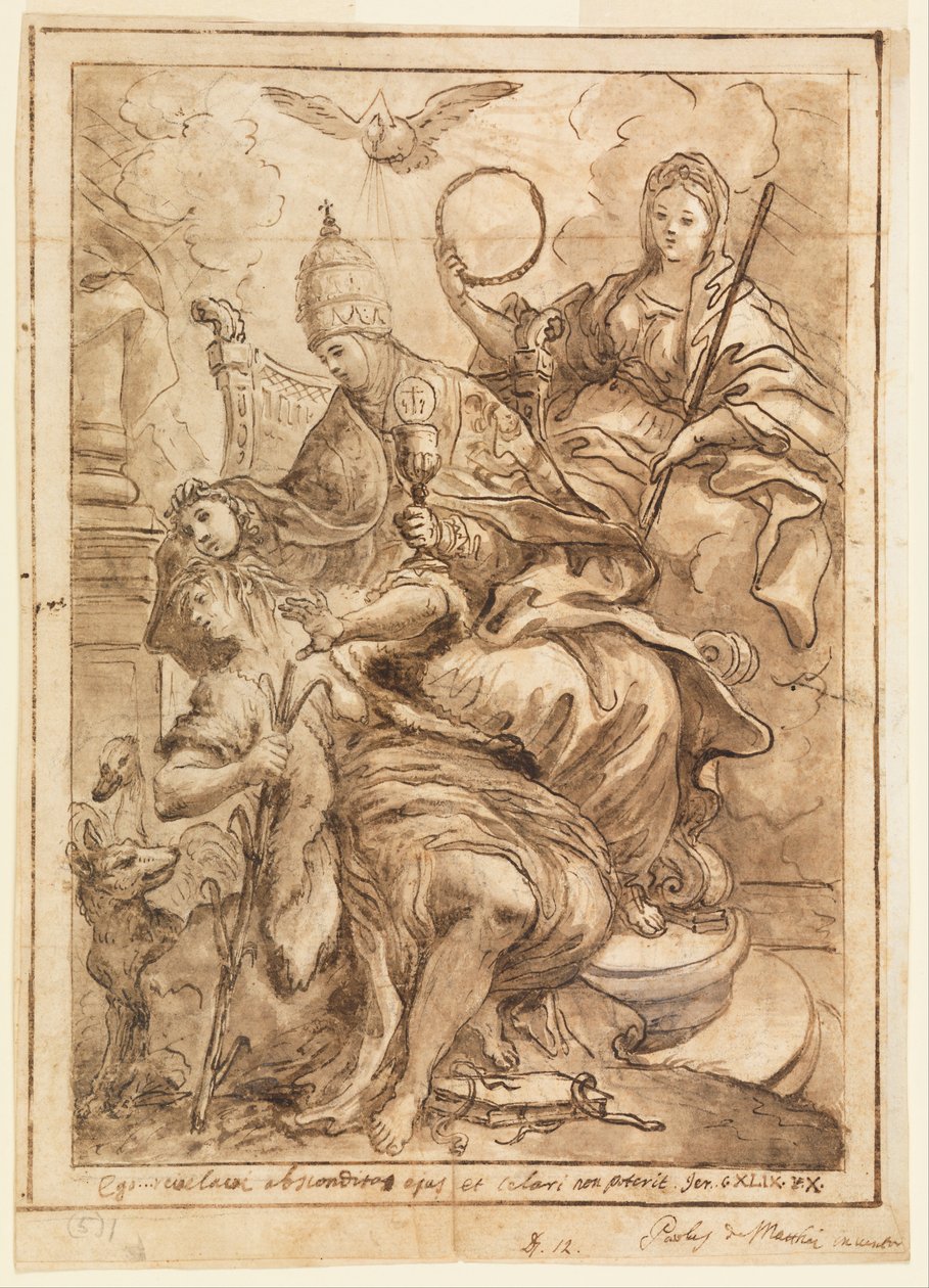 Triumphierende Kirche über die Falschheit von Paolo de Mattheis