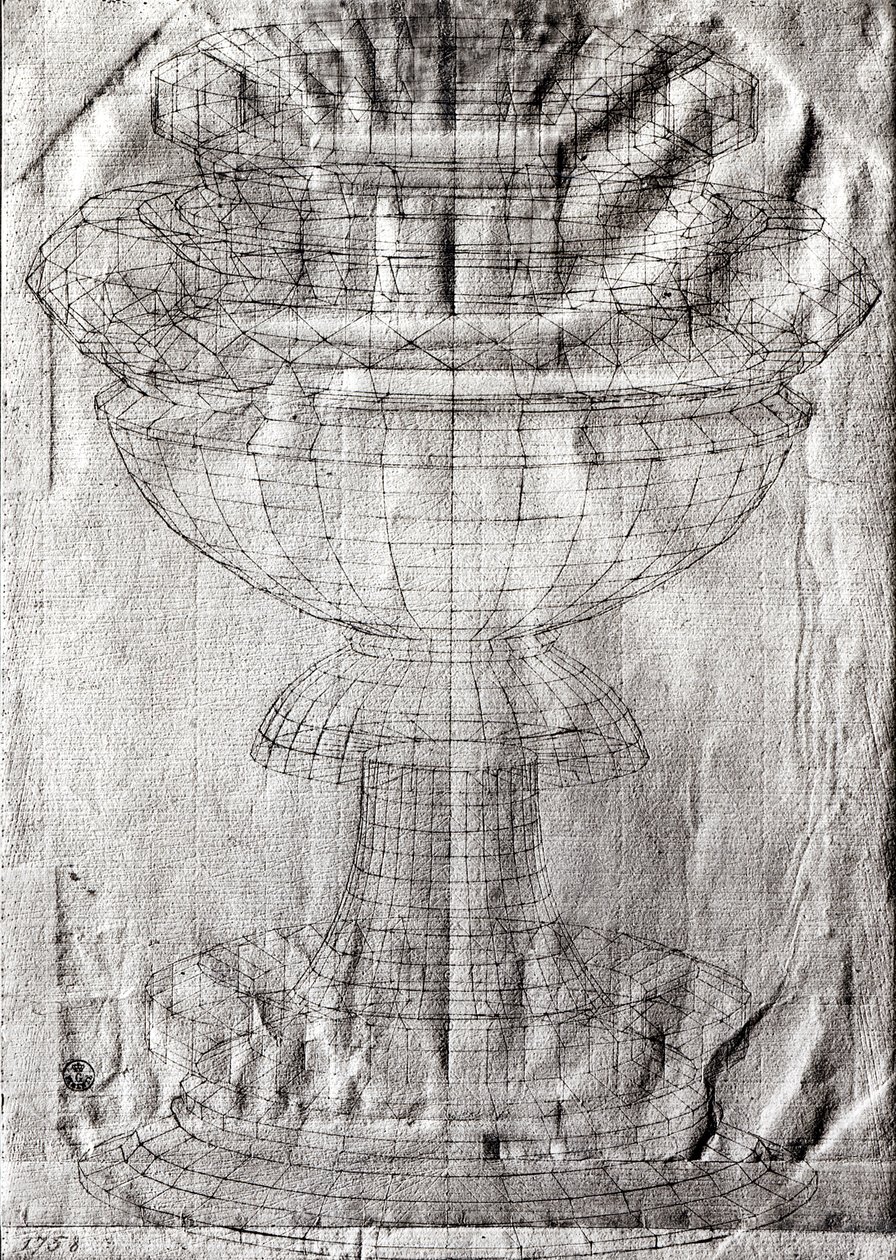 Perspektivstudie eines Kelches, 1430-40 von Paolo Uccello
