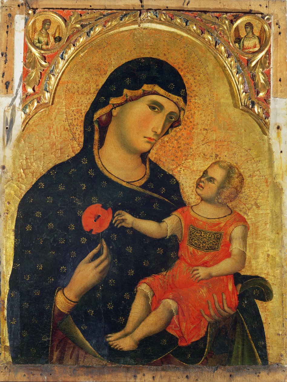 Madonna und Kind von Paolo Veneziano