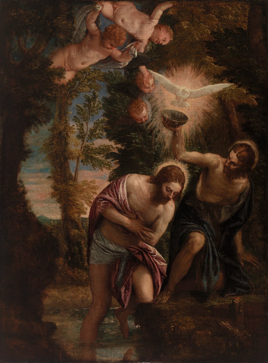 Taufe Christi von Paolo Veronese