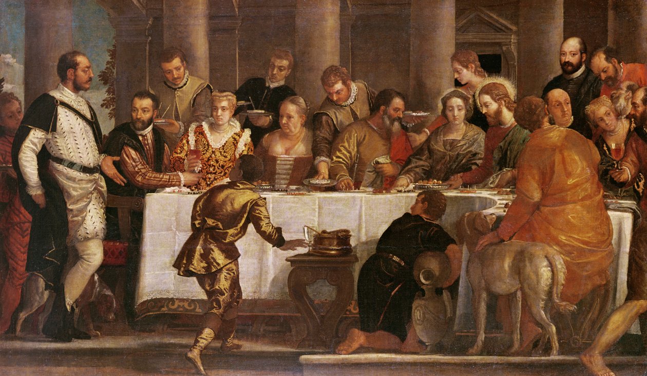 Das Hochzeitsfest zu Kana von Paolo Veronese