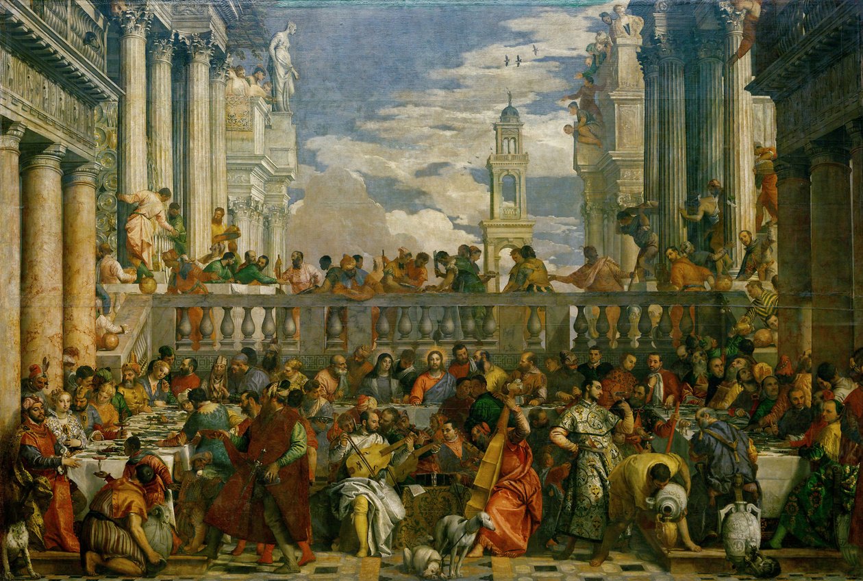 Die Hochzeit zu Kana von Paolo Veronese