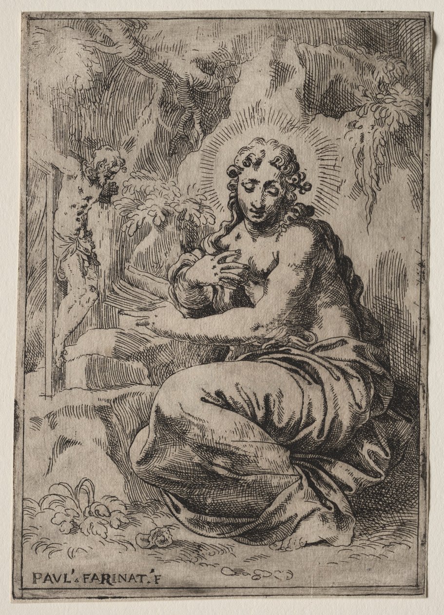 Die Magdalena, spätes 16. Jahrhundert von Paolo Farinati