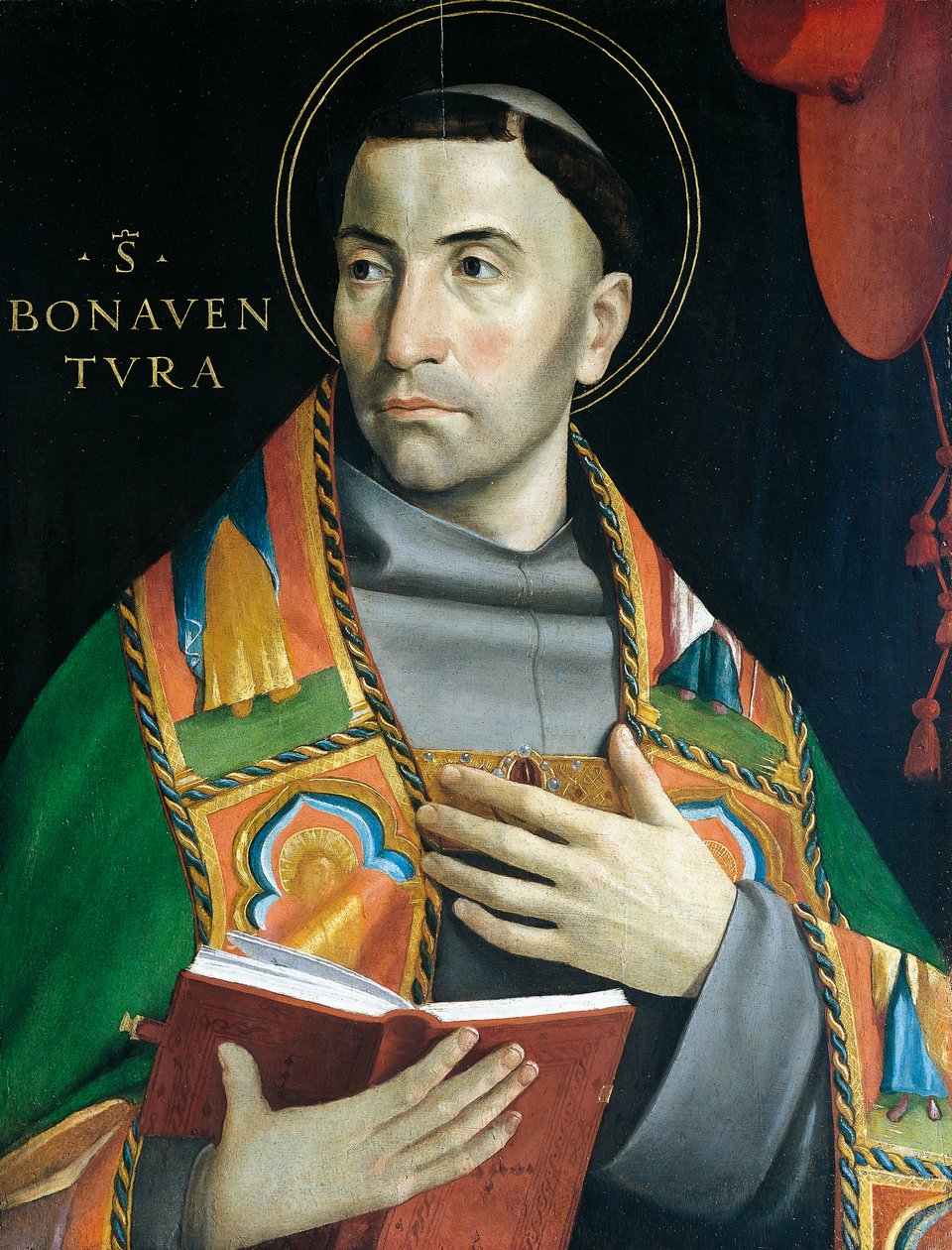 St. Bonaventura (1221-74) von Paolo Morando Cavazzola