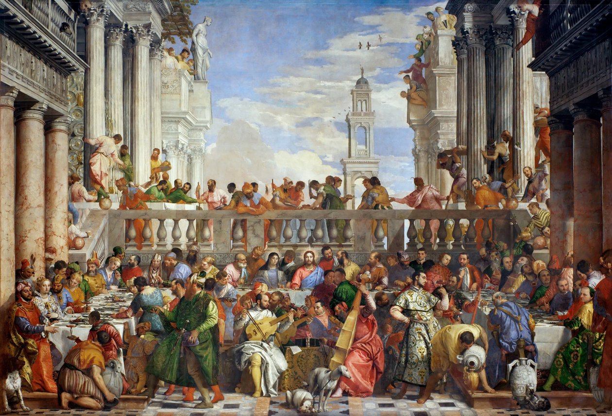 Die Hochzeit zu Kana von Paolo Veronese