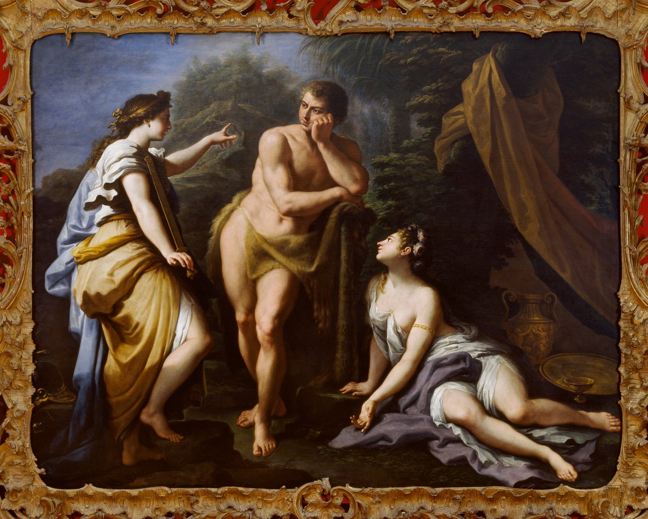 Die Wahl des Herkules, 1712 von Paolo de