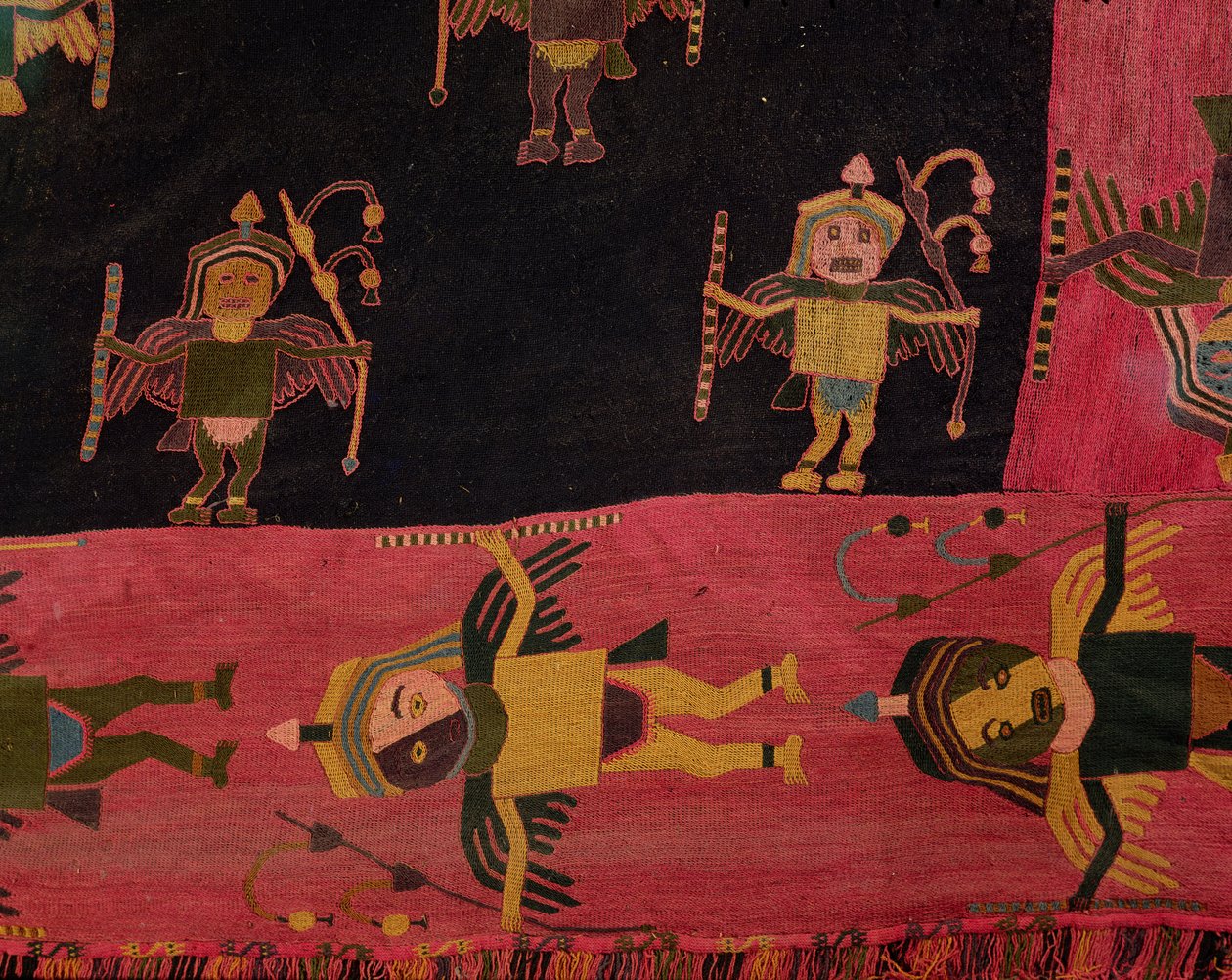 Wollstoff von Paracas Culture